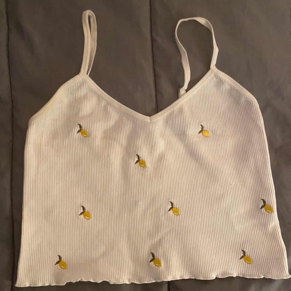 Cropped tank top size small